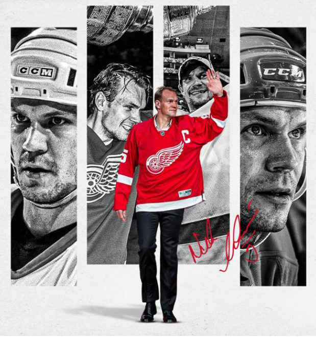 Red Wings' Lidstrom becomes 1st European captain to win Cup